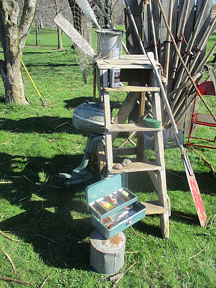 From the Big Boat House on Lake Winnebago (detail 2)
